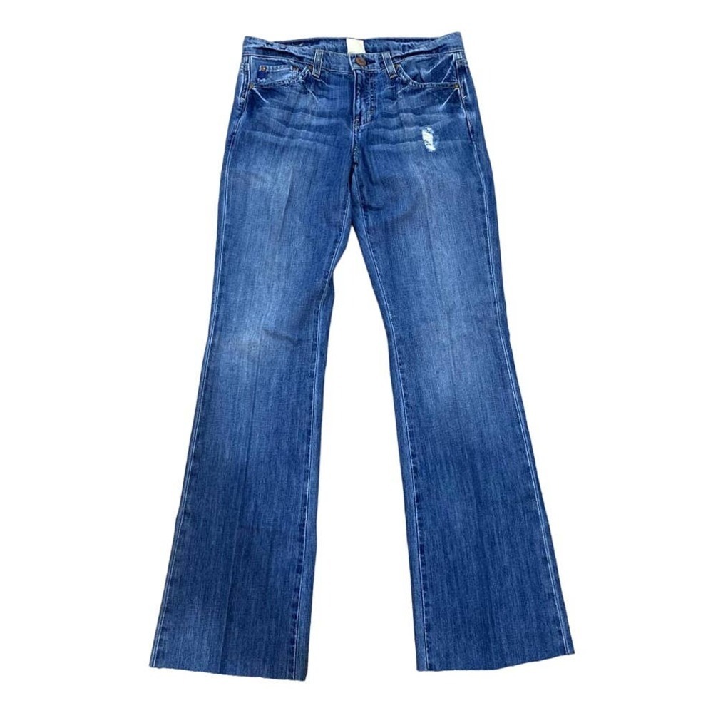 Banana Republic Medium Wash Low Rise Bootcut Denim Jeans size 27 - Picture 1 of 4